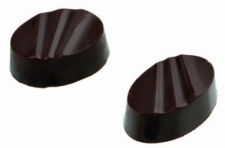 Moule Chocolat Bonbon Ovale Strié - La Boutique du Pâtissier