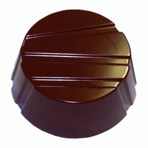 Moule Chocolat Bonbon Rond Rayé - La Boutique du Pâtissier