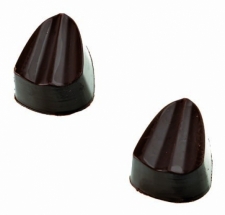 Moule Chocolat Bonbon Triangle Strié - La Boutique du Pâtissier