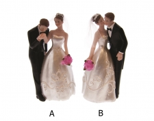 Couple mariés avec robe bustier - La Boutique du Pâtissier