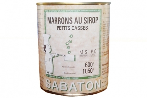 Marron au Sirop Morceaux - La Boutique du Pâtissier
