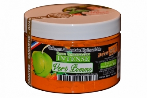 Colorant vert pomme intense (poudre alimentaire) 50 g - Deco Relief