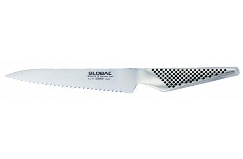 Couteau à Lame Crantée GS14 - Couteau Global - La Boutique du Pâtissier