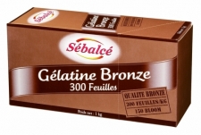 Feuille Gélatine Bronze 150 Bloom - La Boutique du Pâtissier